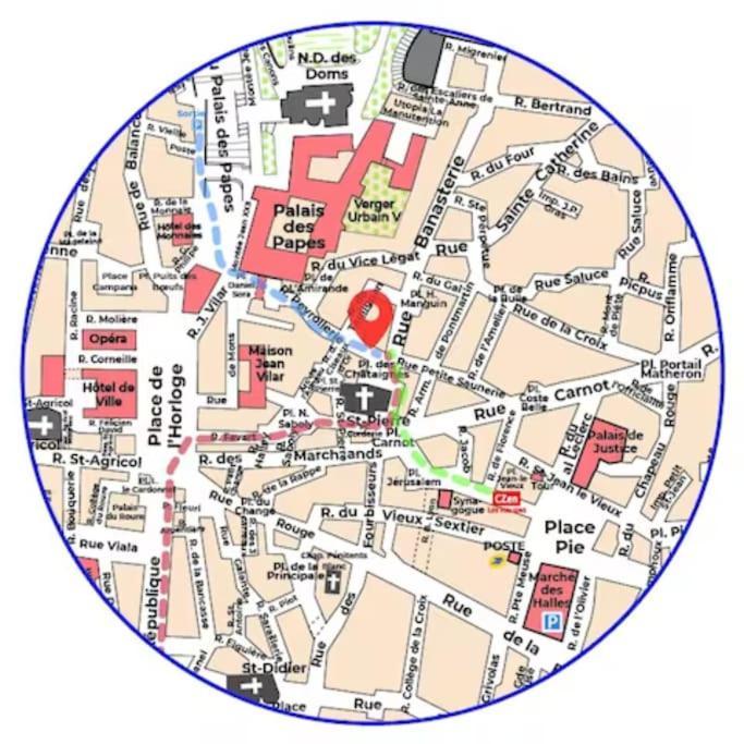 Apartament Centre Palais Des Papes B2 Clim - 123Awinion Zewnętrze zdjęcie